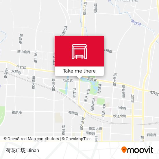 荷花广场 map