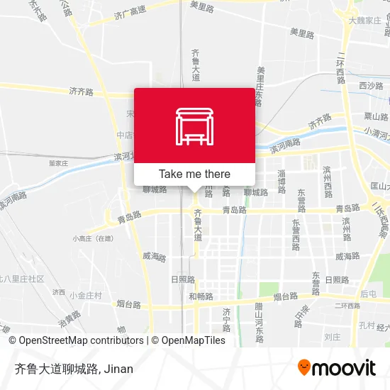 齐鲁大道聊城路 map