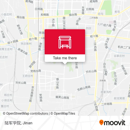 陆军学院 map