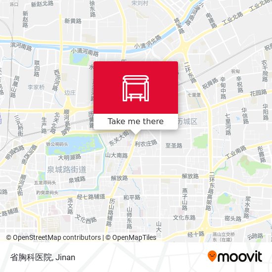 省胸科医院 map