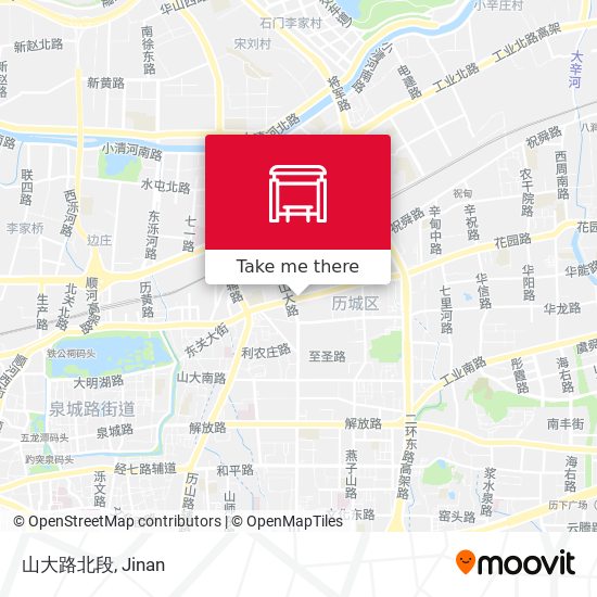山大路北段 map