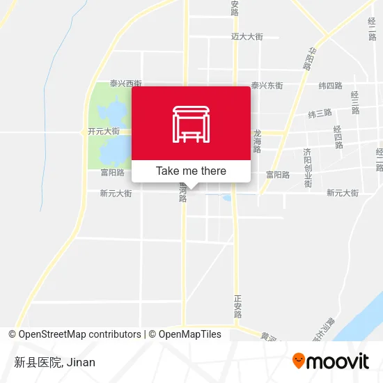 新县医院 map