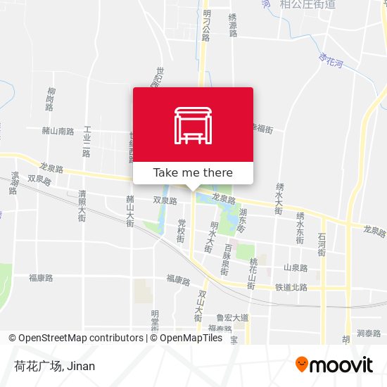 荷花广场 map