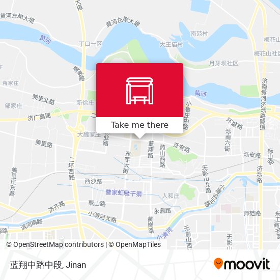 蓝翔中路中段 map