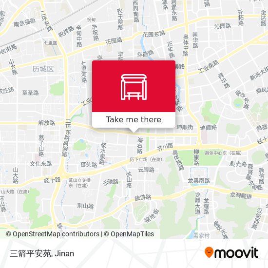 三箭平安苑 map