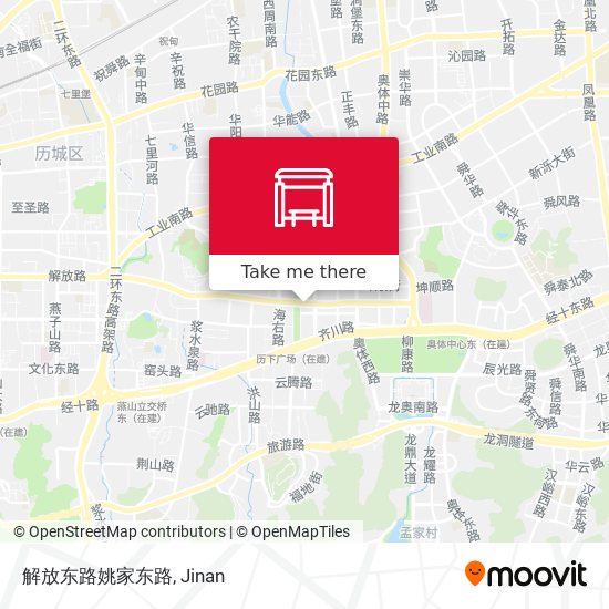 解放东路姚家东路 map