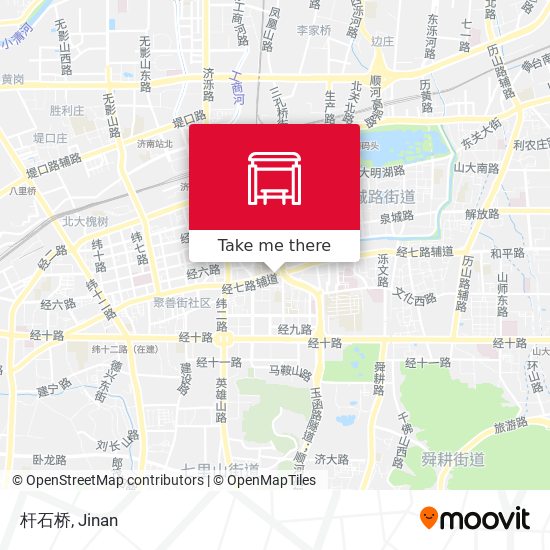 杆石桥 map