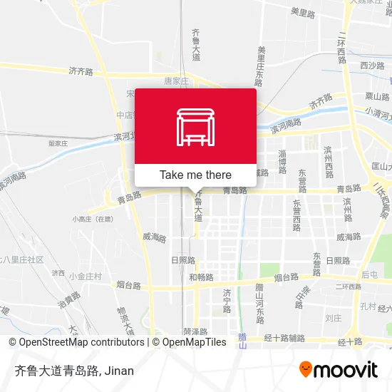 齐鲁大道青岛路 map