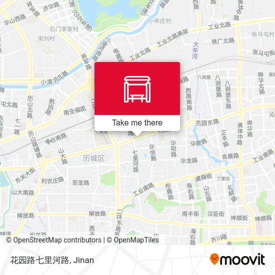 花园路七里河路 map