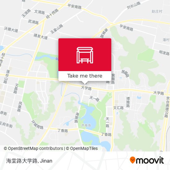 海棠路大学路 map