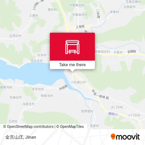 金宫山庄 map