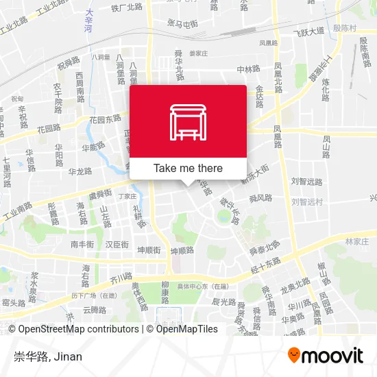 崇华路 map