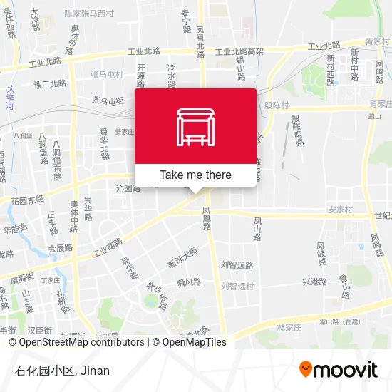 石化园小区 map