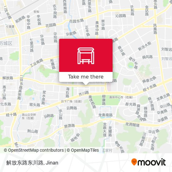 解放东路东川路 map