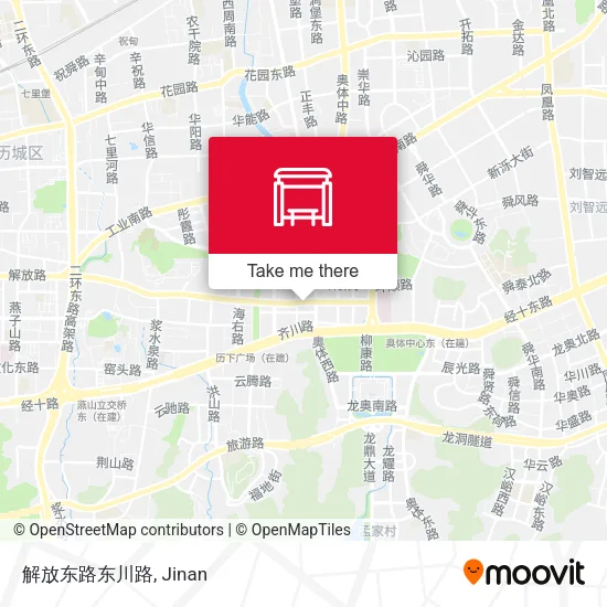 解放东路东川路 map