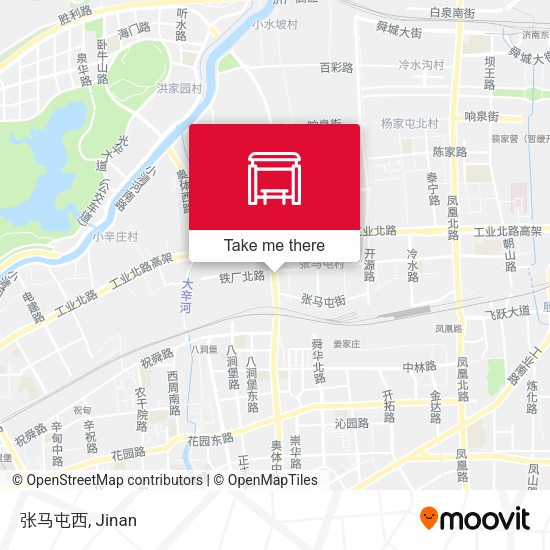 张马屯西 map
