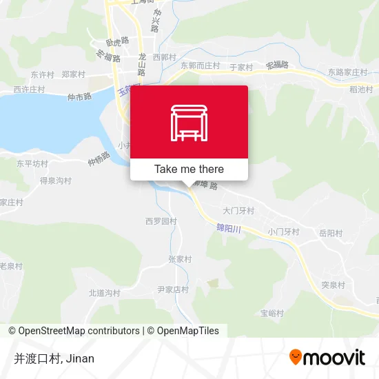 并渡口村 map