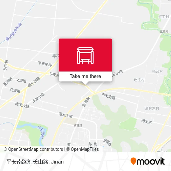 平安南路刘长山路 map
