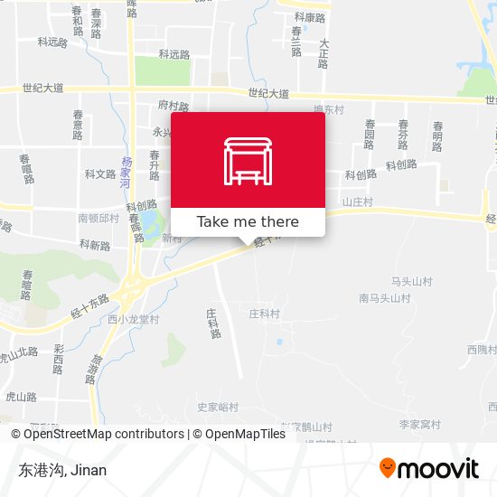 东港沟 map