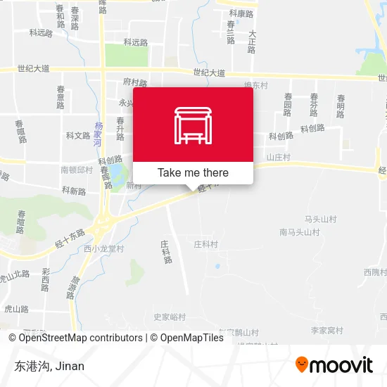 东港沟 map