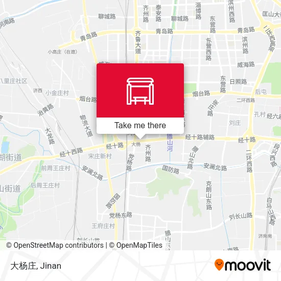 大杨庄 map