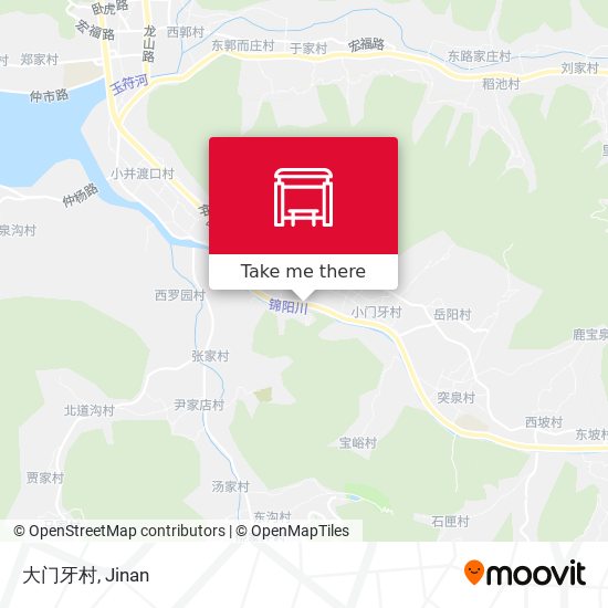 大门牙村 map