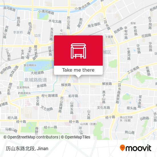 历山东路北段 map