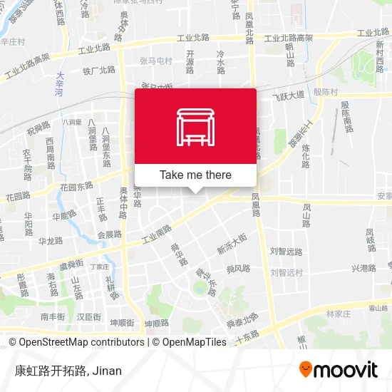 康虹路开拓路 map