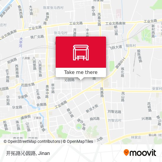 开拓路沁园路 map