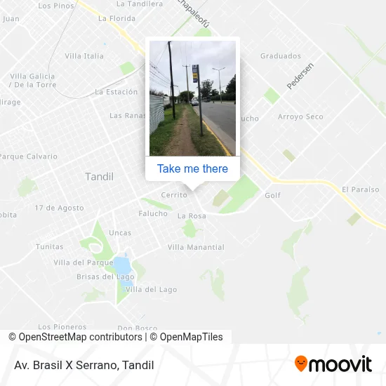 Av. Brasil X Serrano map