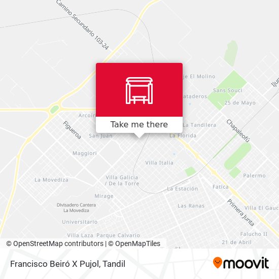 Mapa de Francisco Beiró X Pujol