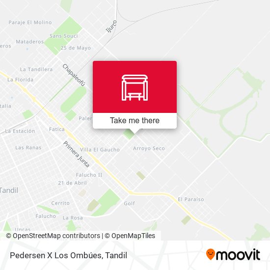 Mapa de Pedersen X Los Ombúes