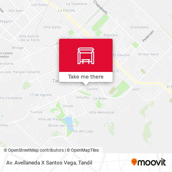 Mapa de Av. Avellaneda X Santos Vega