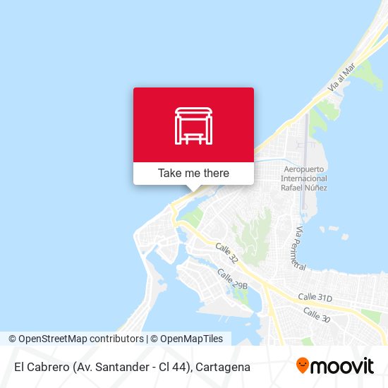 Mapa de El Cabrero (Av. Santander - Cl 44)