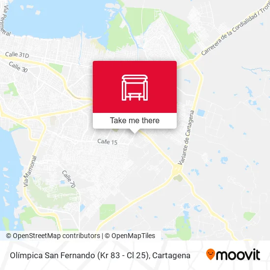 Olímpica San Fernando (Kr 83 - Cl 25) map