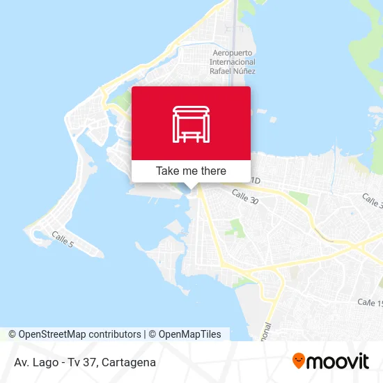 Av. Lago - Tv 37 map