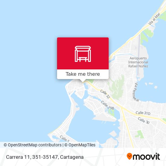 How to get to Carrera 11, 351-35147 in Cartagena De Indias by Bus?
