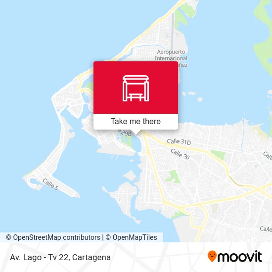 Av. Lago - Tv 22 map