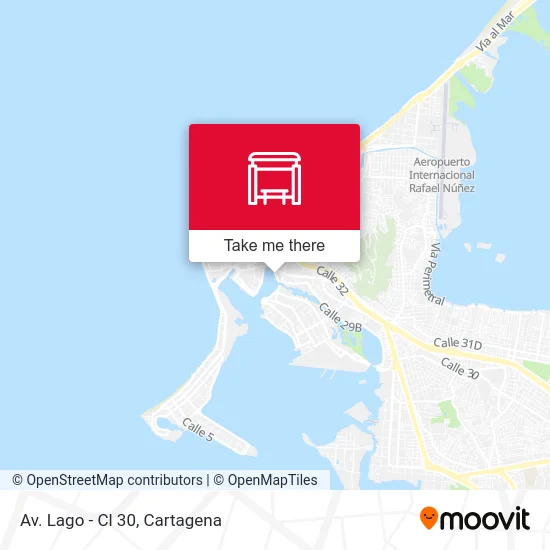 Av. Lago - Cl 30 map