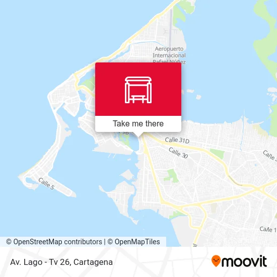 Av. Lago - Tv 26 map