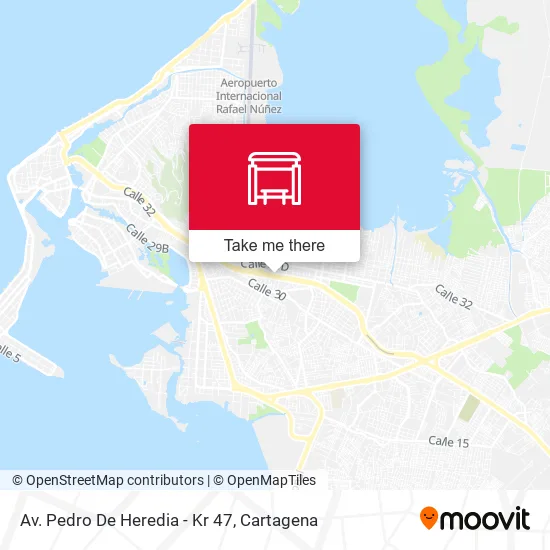 Av. Pedro De Heredia - Kr 47 map
