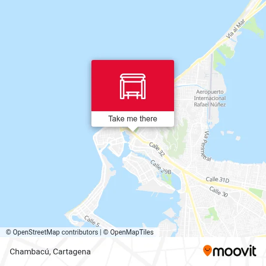 Chambacú map