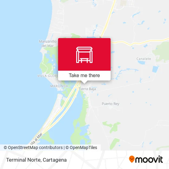 Mapa de Terminal Norte