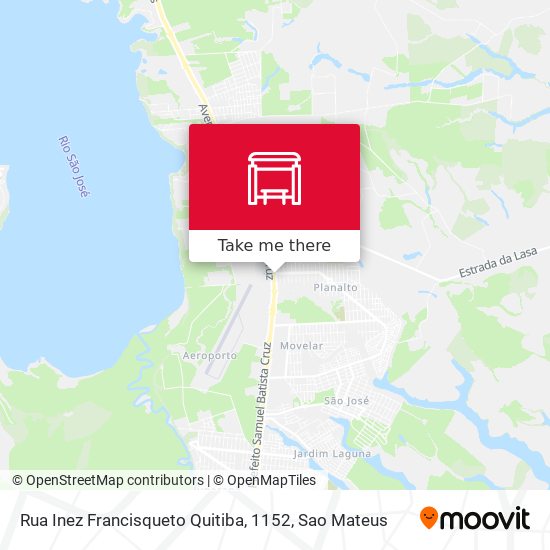 Rua Inez Francisqueto Quitiba, 1152 map