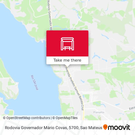 Rodovia Governador Mário Covas, 5700 map