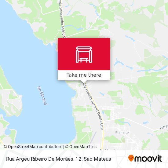 Rua Argeu Ribeiro De Morães, 12 map