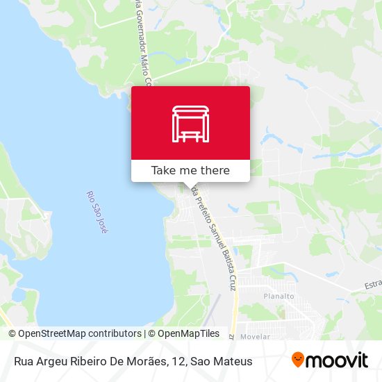 Rua Argeu Ribeiro De Morães, 12 map