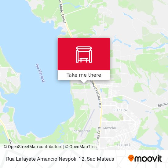 Rua Lafayete Amancio Nespoli, 12 map