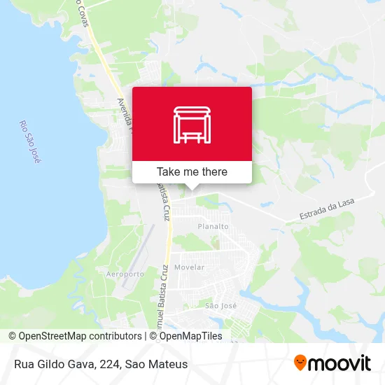 Rua Gildo Gava, 224 map