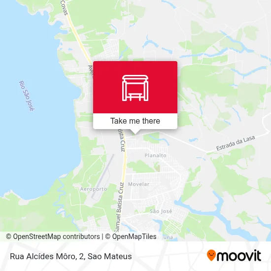 Rua Alcídes Môro, 2 map